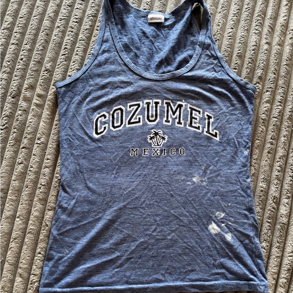 Blue Cozumel Mexico Tank Top